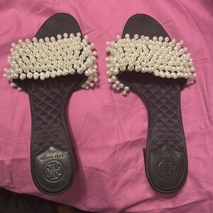 SOLDTory Burch shoes with pearls. Great condition. Worn once.SOLD